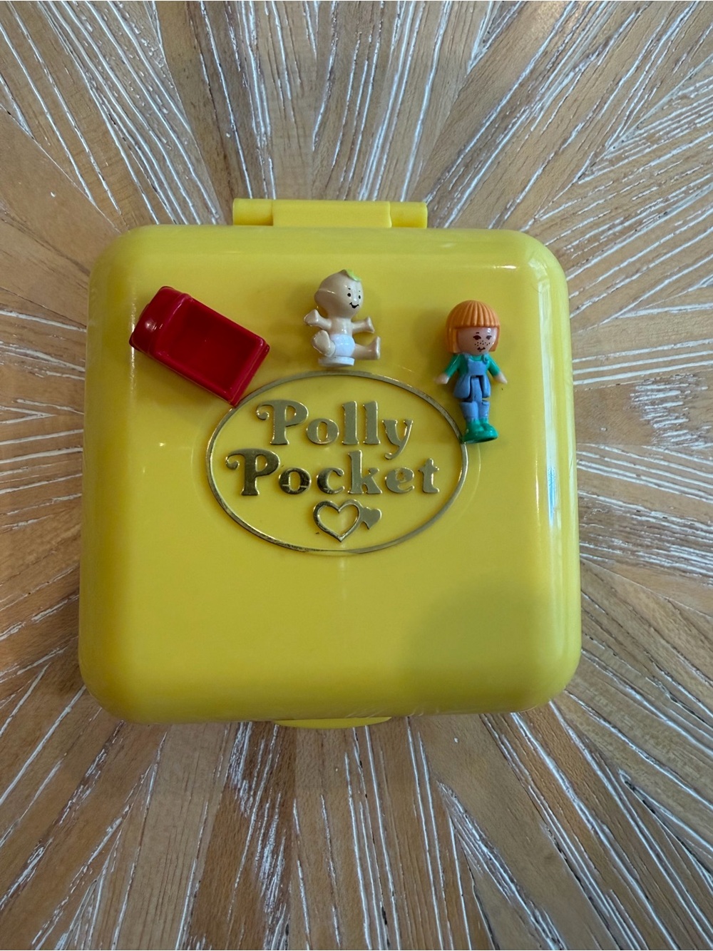 1989 COMPLETE Midge’s Play School with car Polly Pocket Bluebird